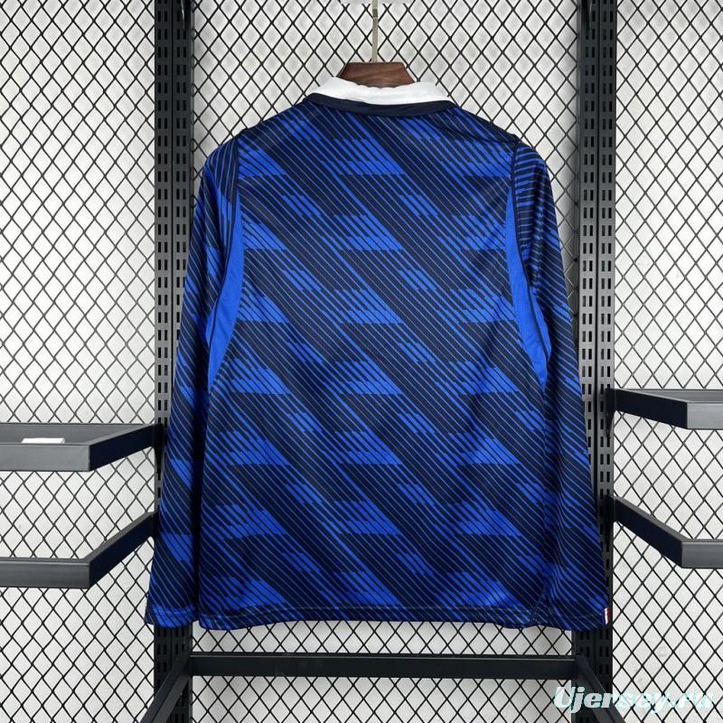 2026 Mens France World Cup Home Long Sleeve Jersey