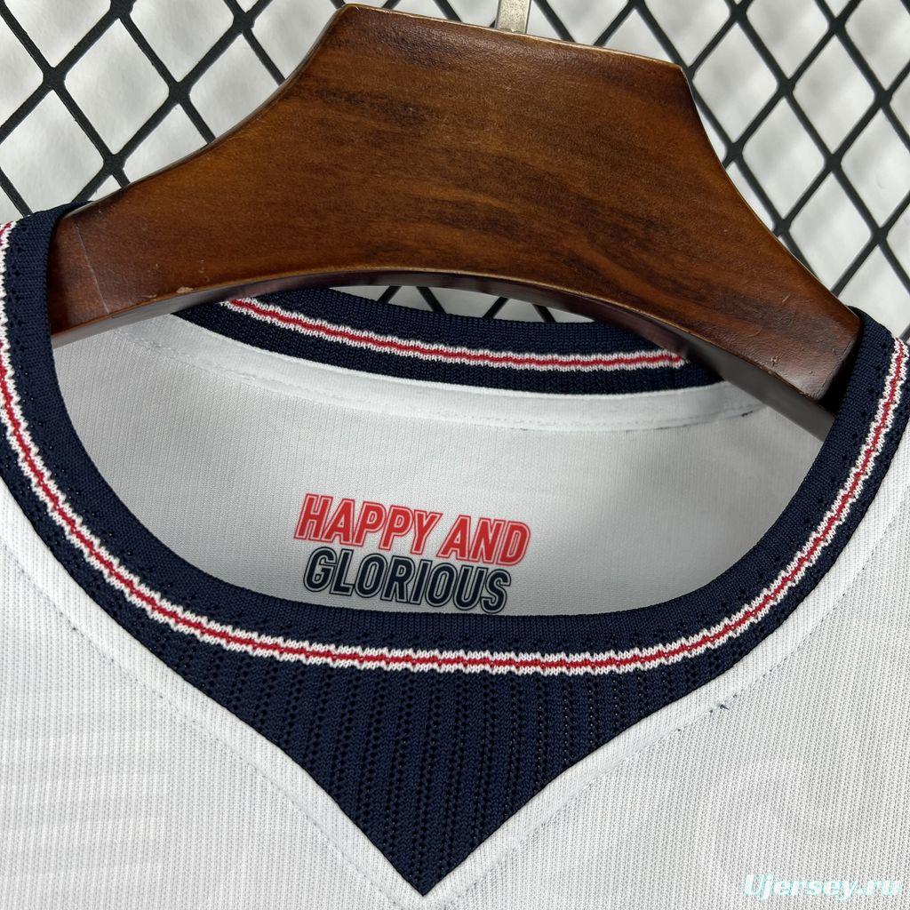 2026 Mens England World Cup Home Long Sleeve Jersey