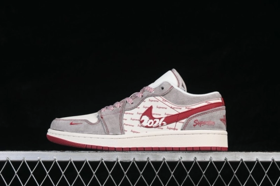 Nike Air Jordan 1 Low Retro Basketball Shoes with Premium Suede Upper - JP2026-129