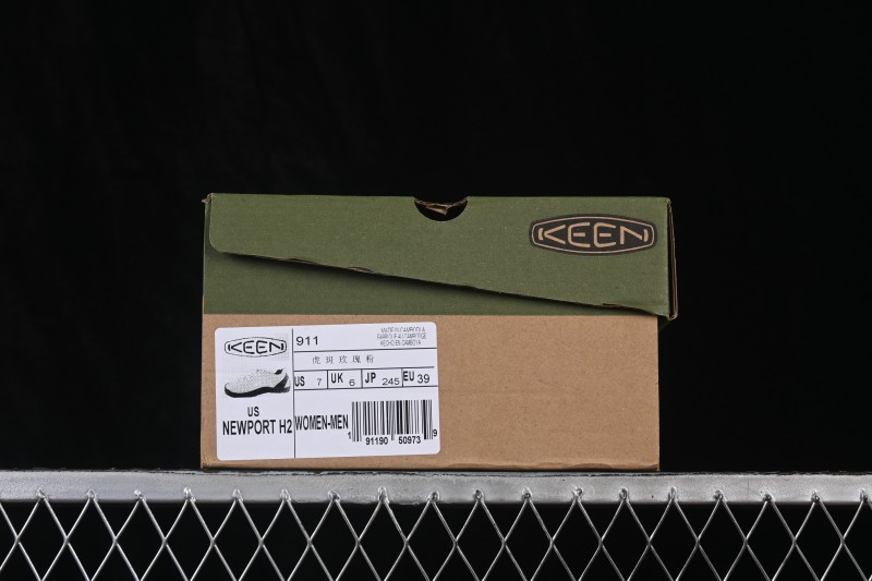 Keen Jasper Retro Street Style Outdoor Shoes with Tiger Camo Rose Pink Design - F.C3