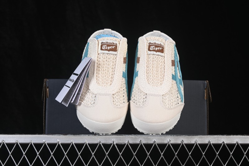 Onitsuka Tiger Mexico 66 Sabot Breathable Mesh Slip-On Half-Shoe - 1183C208-100