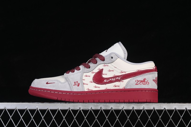 Air Jordan 1 Low AJ1 Year of the Horse Limited Edition Custom Low-Top Retro Basketball Shoes - JP2026-122