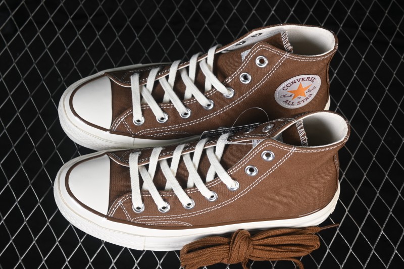 Carhartt Wip x Converse Chuck 70 High Canvas Sneakers with Classic Rubber Sole - 169220C