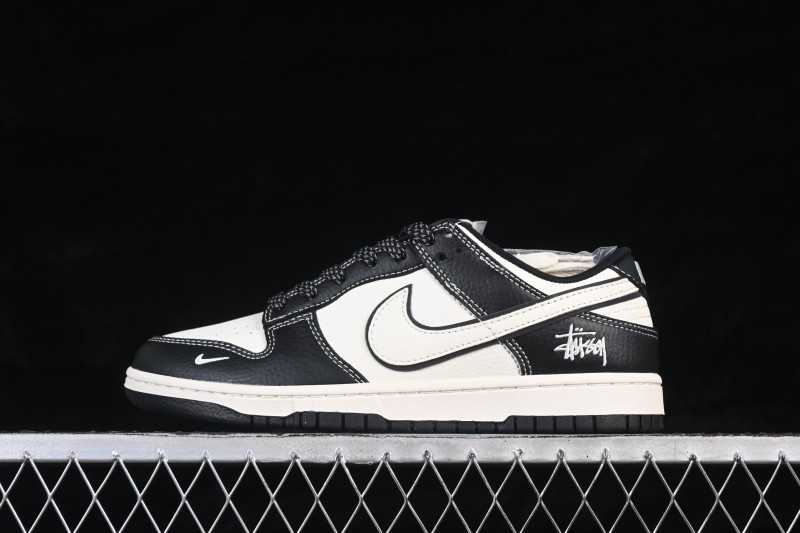Nike SB Dunk Low Stussy Collab Premium Custom Low-Top Skateboarding Shoes - XX3168-181