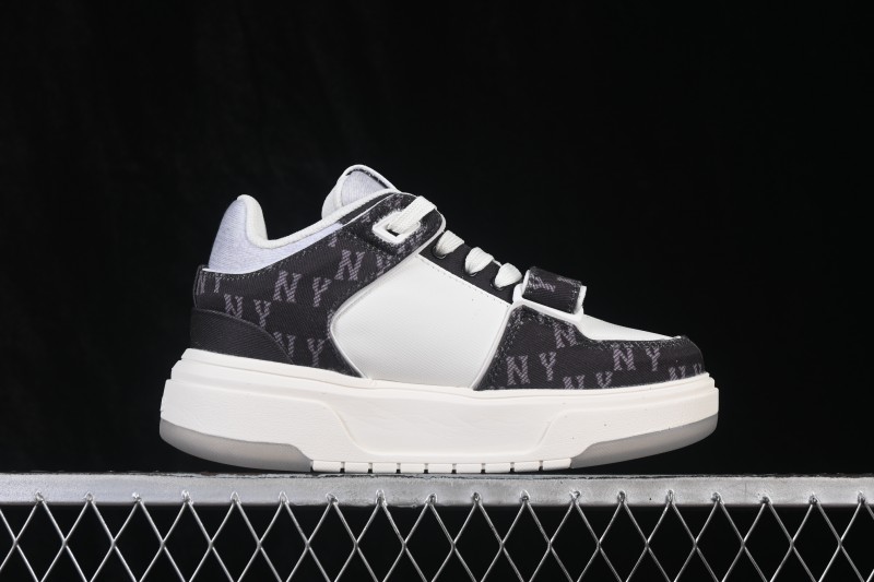 New York MLB Chunky Liner Pocket Monogram High-Top Thick-Soled Running Sneakers - 3ASXMDM6N50BKS