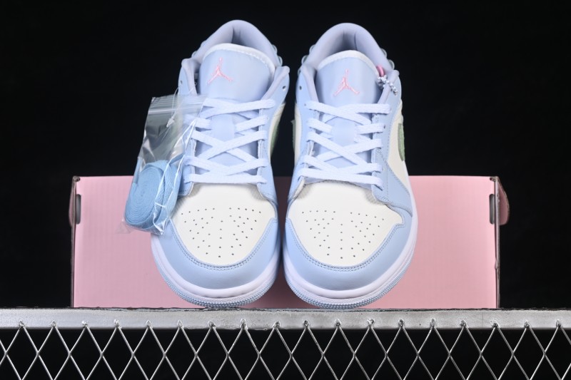 Nike Air Jordan 1 Low Retro Basketball Shoes with Valentine's Day Design - IB7113-403