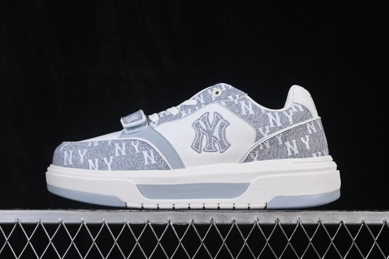 New York MLB Chunky Liner Pocket Monogram Sneakers with Elevated Thick Sole - 3ASXM026N50BLS