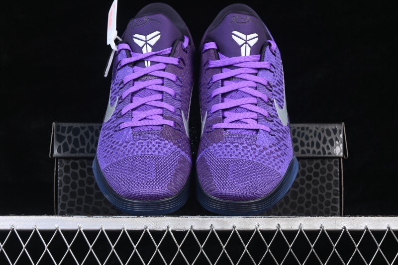 Nike Kobe 9 Stitches Low Basketball Shoes with 3D Flyknit Upper and Carbon Fiber Plate - IM0465-500