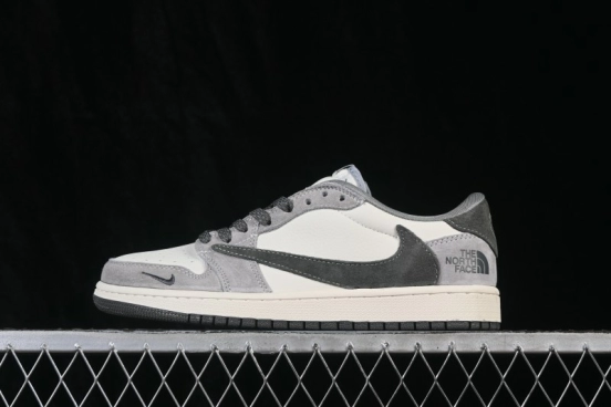 Nike Travis Scott x Fragment Design x Air Jordan 1 Low OG SP AJ1 Low-Top Culture Skateboarding Shoes - XS2025-093