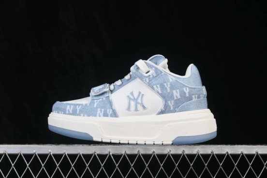 NY MLB Chunky Liner Pocket Monogram New York Yankees Platform Running Shoes - 3ASXMDM6N50BLS