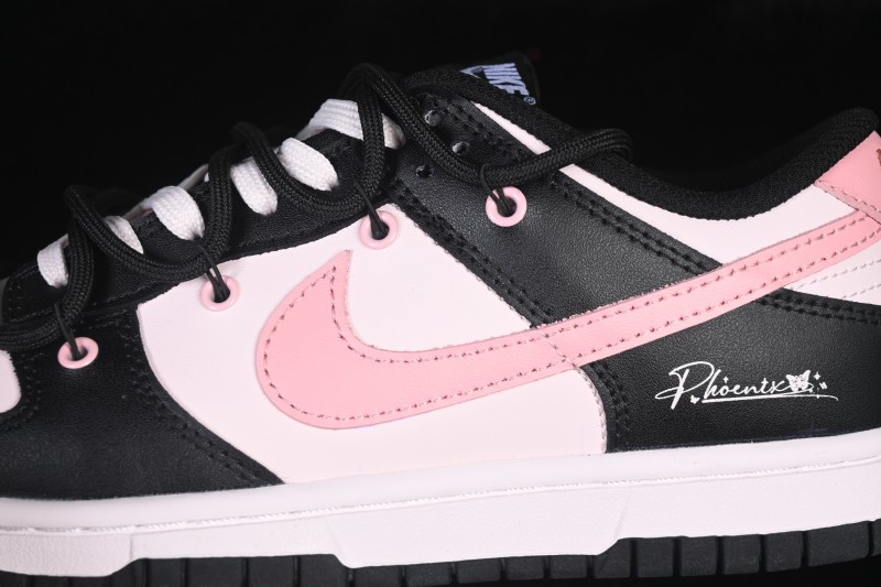 Nike SB Dunk Low Raspberry Black Pink Deconstructed Strap Casual Skateboarding Shoes - BP1120-059