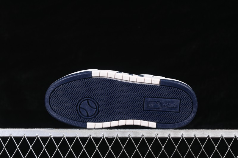 MLB New York Yankees Bigball Chunky Liner Denim Monogram Sneakers with Elevated Sole - 3ASXM046N50NYS