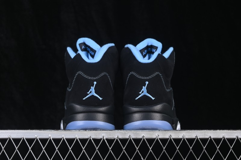 Nike Air Jordan 5 Retro 'Black University Blue' Men's Basketball Shoes - DD0587-008