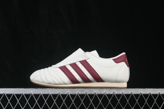 Adidas Originals Taekwondo Lace Training Shoes with Wrapping Fit, Cushioned Comfort, Slip-Resistant and Abrasion-Resistant Low-Top Design - JS4527