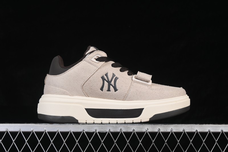New York MLB Chunky Liner Mid Hairy New York Yankees Heightening Thick-Soled Running Shoes - 3ASXH015N50BGS