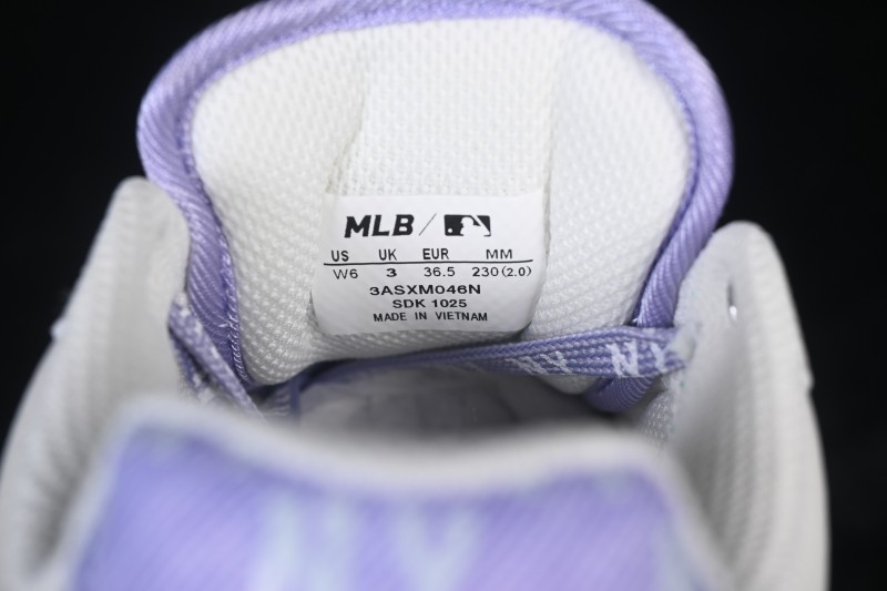 New York MLB Bigball Chunky Liner Denim Monogram New York Yankees Elevated Thick Sole Casual Sneakers - 3ASXM046N50LDS