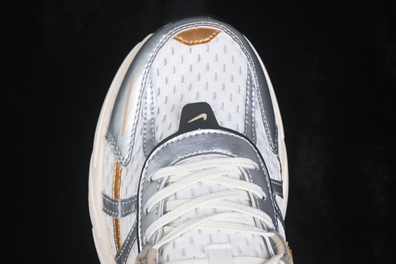 Nike V2K Run Retro Running Shoes with Cushlon Midsole and Vintage Design - HJ7245-100