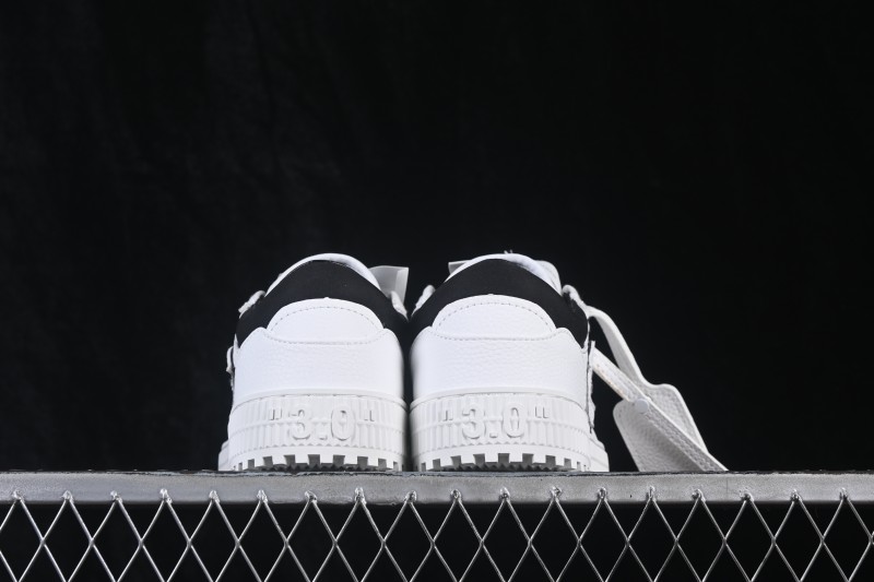 Off-White 3.0 Court Round-Toe Lace-Up Low-Top Casual Skate Shoes - AJD4