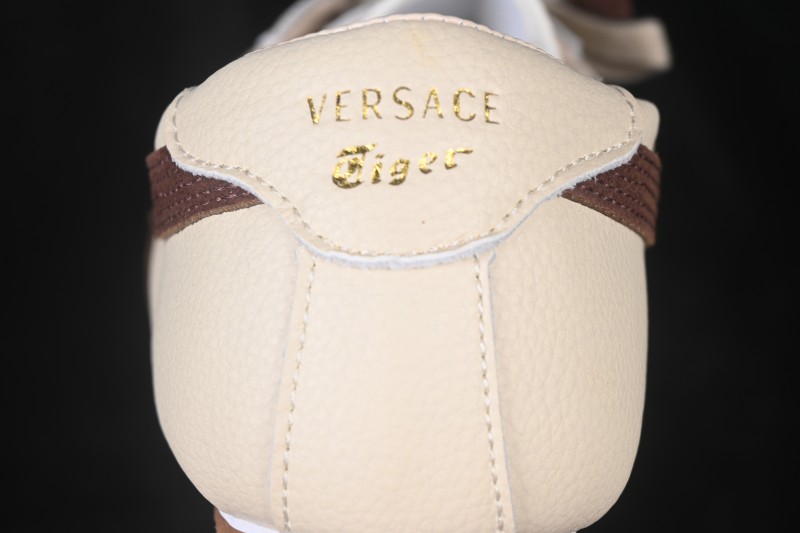 Versace x Onitsuka Tiger Tai-Chi Sakura Lace-Up Low-Top Casual Sneakers - 1183A518