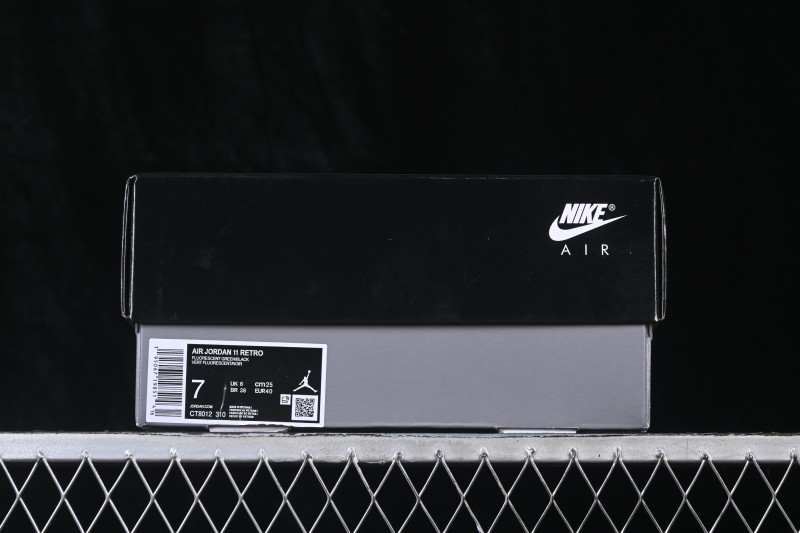 Air Jordan 11 Retro AJ11 Black Green Basketball Shoes - CT8012-310