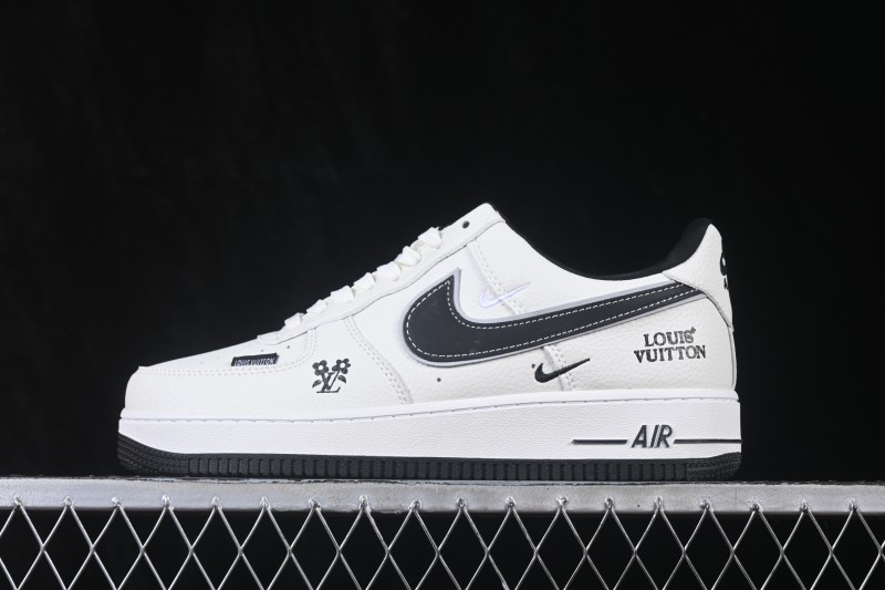 Nike Air Force 1 '07 Low Retro Casual Sneakers with Full-Length Air Cushion - WY0655-117