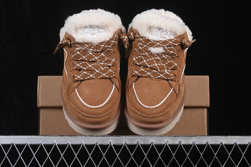 UGG Highland Lowmel Suede and Textile Colorblock Low Top Casual Sneakers - 1180313 CHE