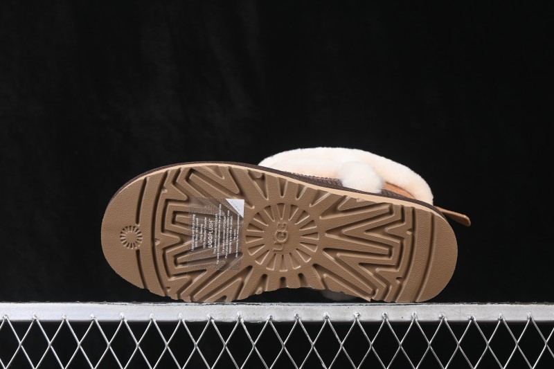 UGG Classic Novelty Cookie Suede Round Toe Slip-On Snow Boots - 1180434 CHE