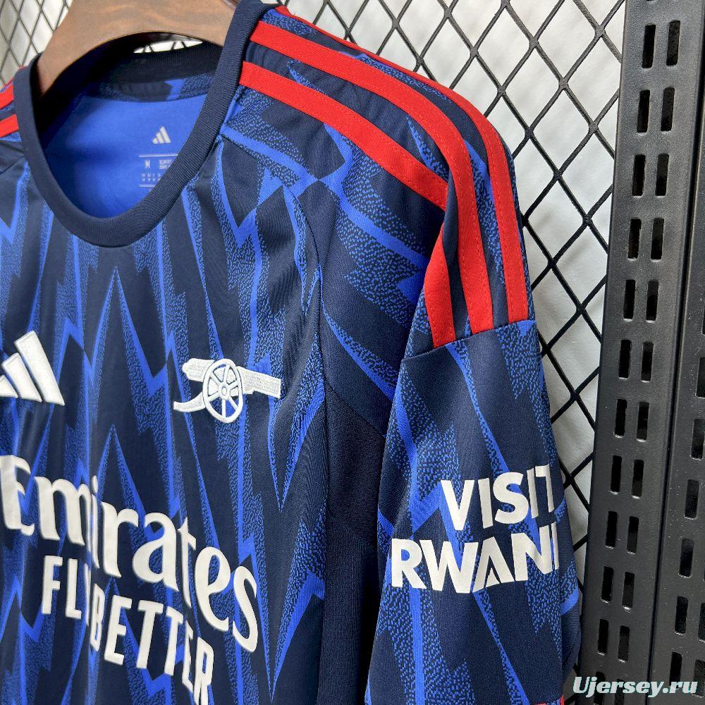 2025/26 Mens Arsenal Away Long Sleeve Jersey