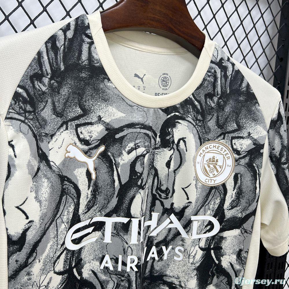 2025/26 Mens Manchester City Year Of The Horse Special Edition Jersey