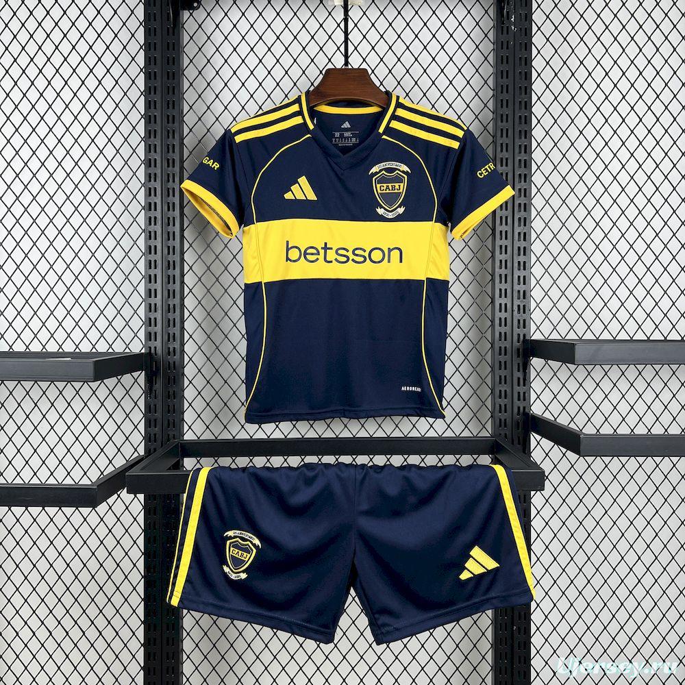 2025/26 Kids Boca Juniors Home Kit