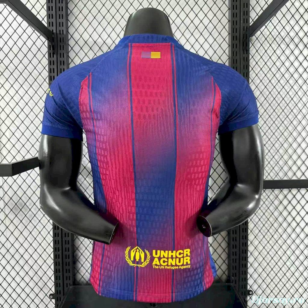 2025/26 Player Version Mens Barcelon X Ed Sheeran Home Jersey