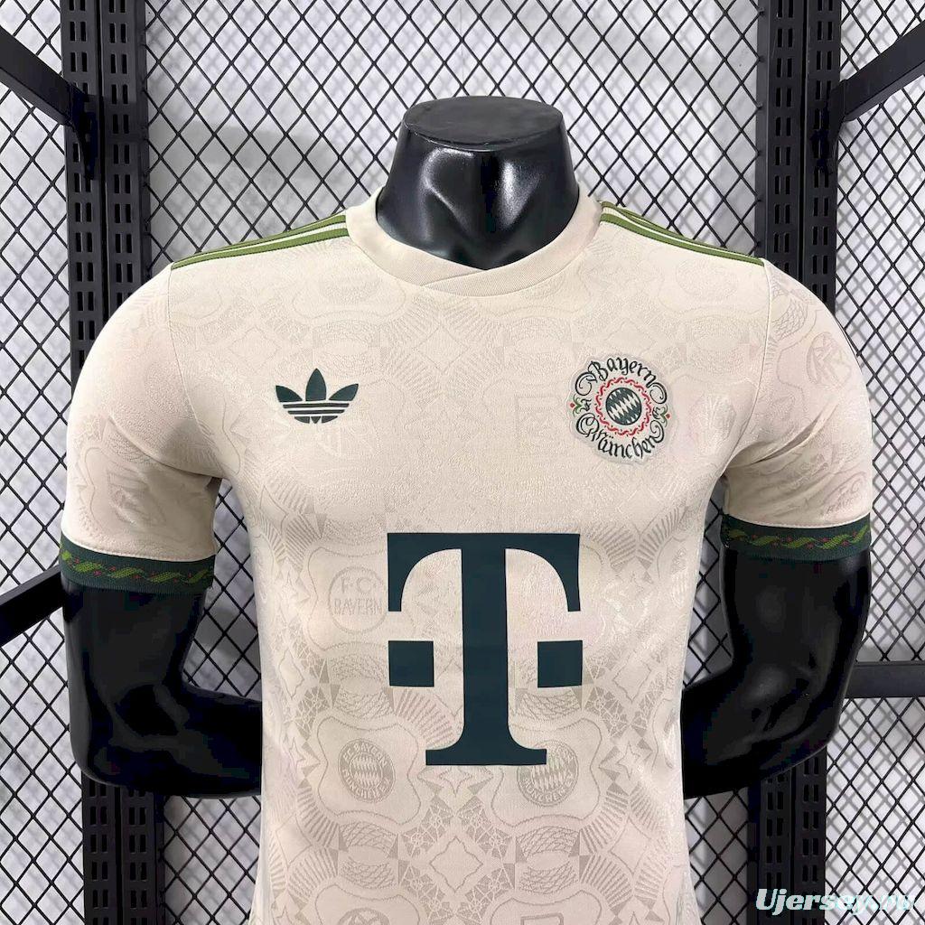 2025/26 Player Version Mens Bayern Munich Oktoberfest Jersey