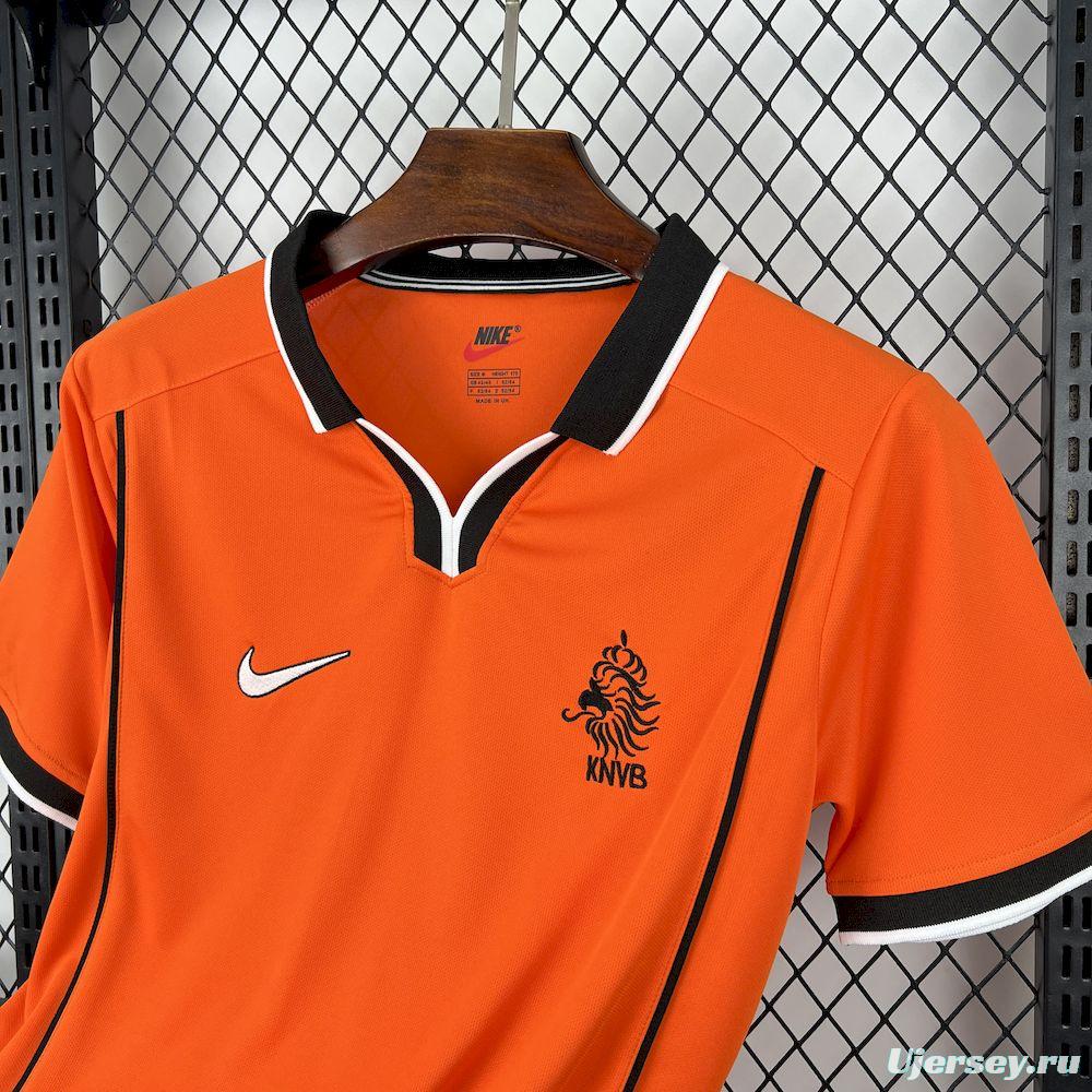 1998 Retro Netherlands Home Jersey