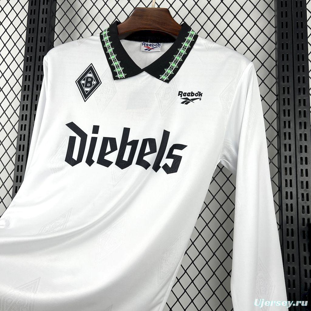 1995/96 Retro Borussia Mönchengladbach Home Long Sleeve Jersey