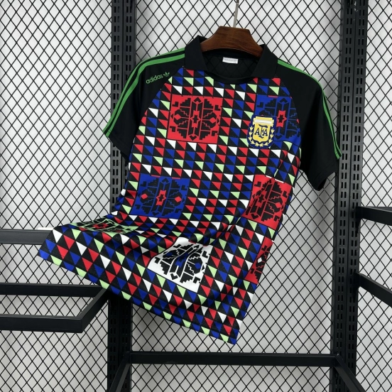 1990 Retro Argentina Goalkeeper Jersey