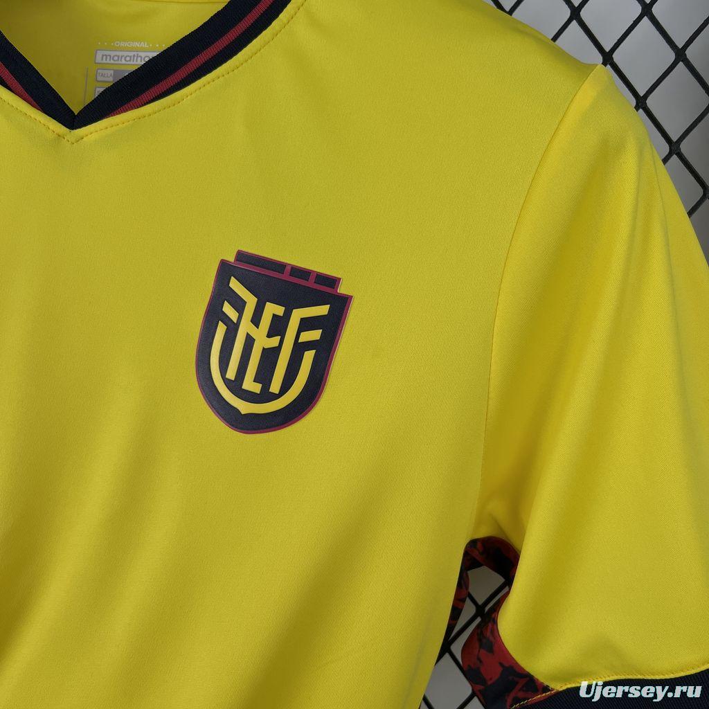 2026 Mens Ecuador World Cup Home Jersey