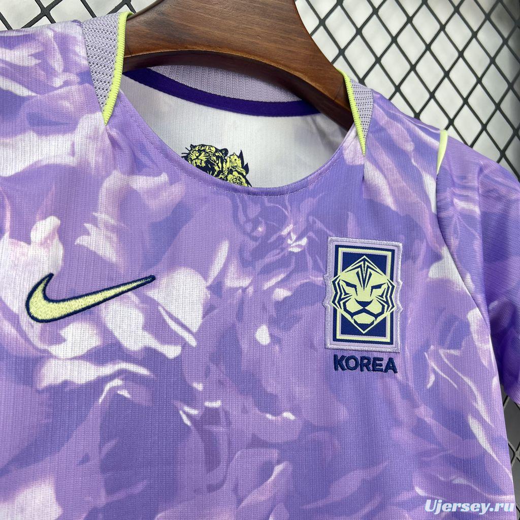 2026 Kids South Korea World Cup Away Kit