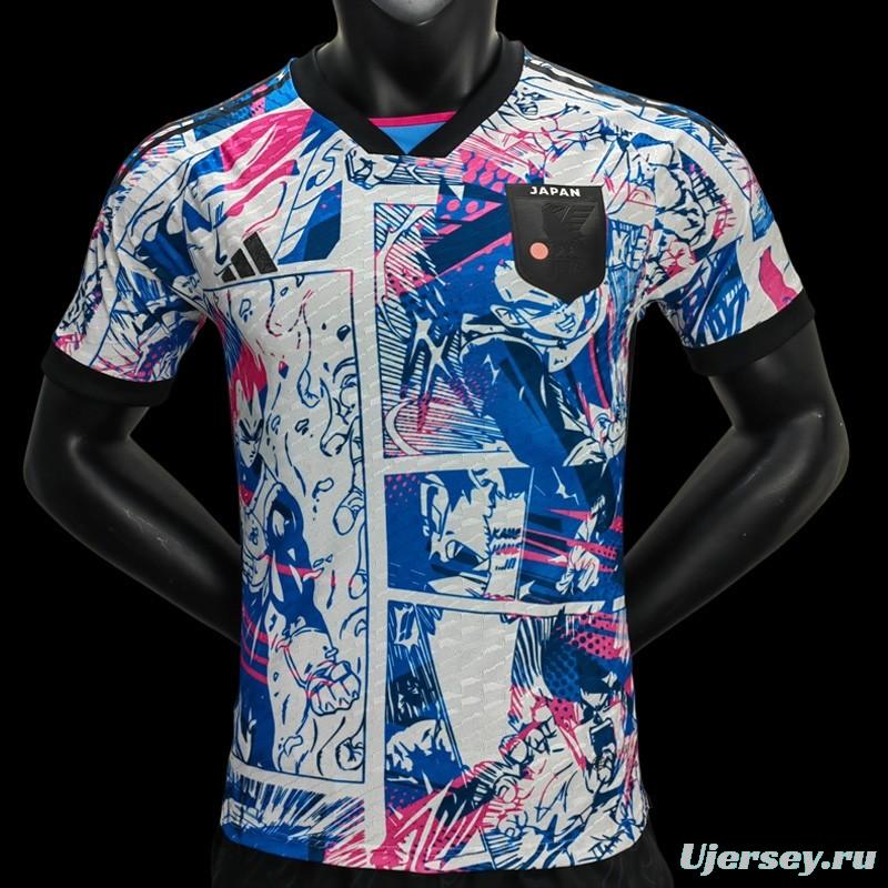 Player Version 2022 Japan X Dragon Ball Special Edition Soccer Jersey