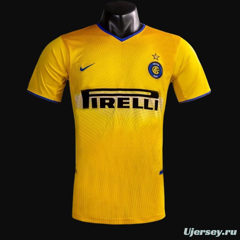 Retro 02/03 Inter Milan Third Yellow Jersey