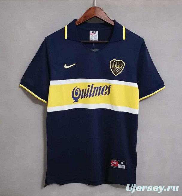 Retro 96/97 Boca Juniors Home Soccer Jersey
