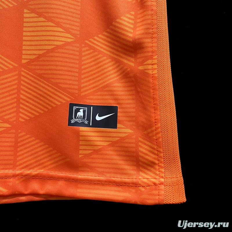 23-24 AFC Richmond Away Orange Soccer Jersey