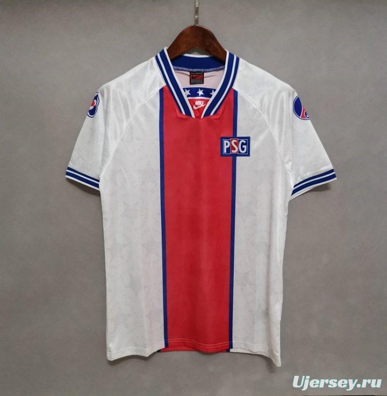 Retro 94/95 PSG White Away Jersey