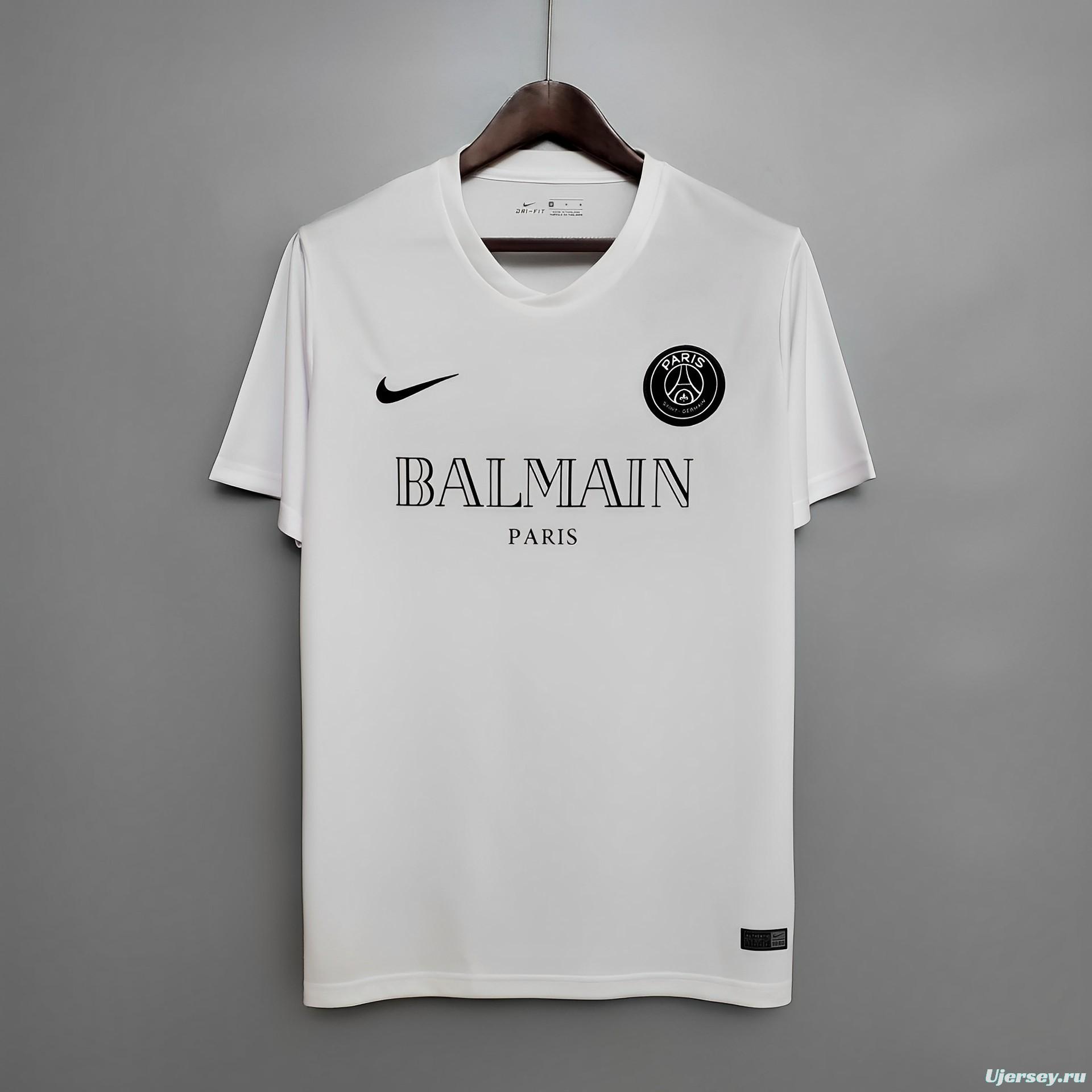 Retro 2020 PSGx Balmain White Jersey