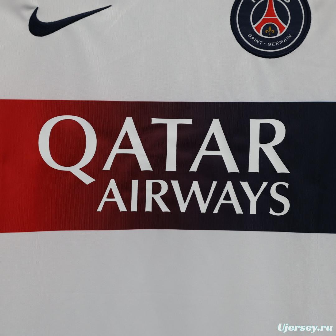 23/24 PSG Away White Jersey