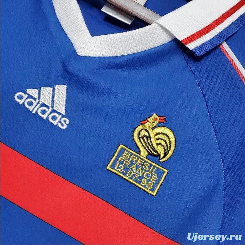 Retro 1998 France Home Jersey