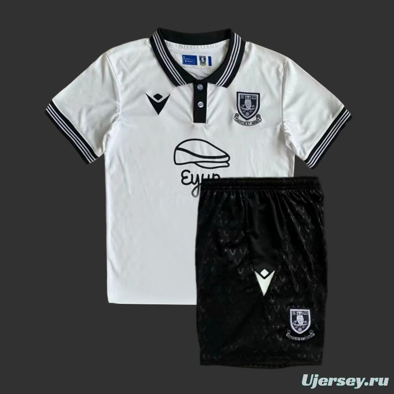 23/24 Kids Sheffield Wednesday Away White Jersey