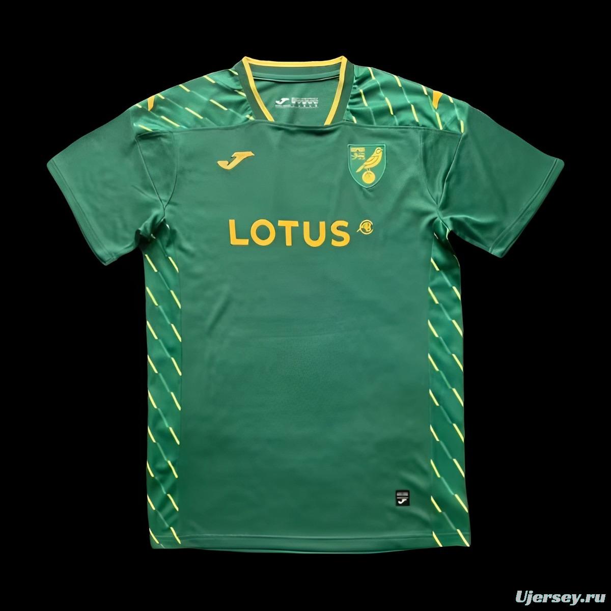 23/24 Norwich City Away Green Jersey