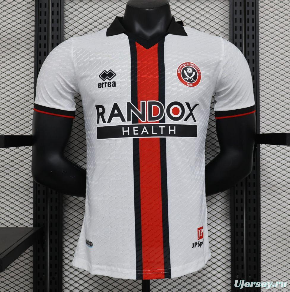 Player Version 23/24 Sheffield United Away White Jersey