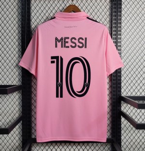 23-24 Inter Miami Home Pink MESSI Jersey