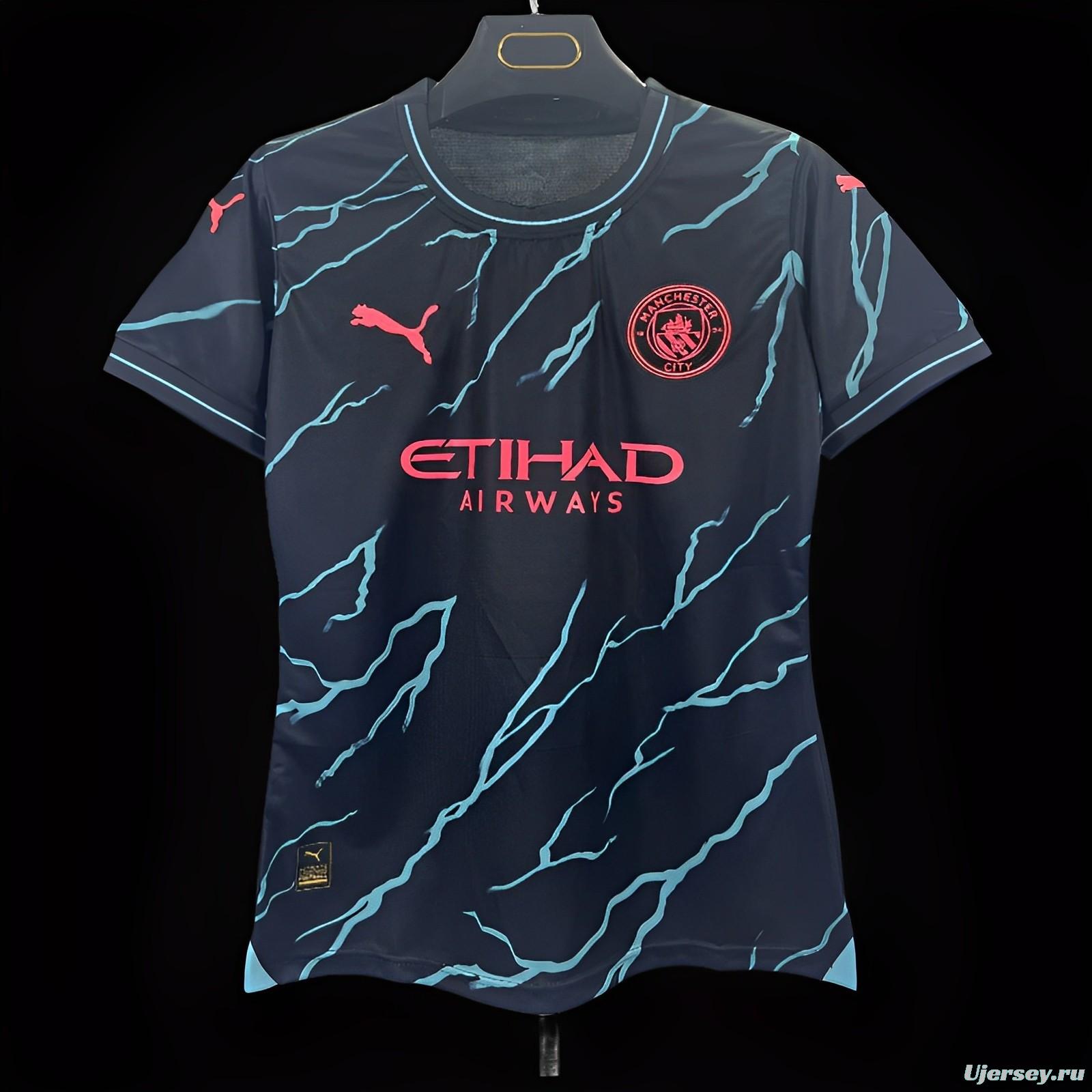 23/24 Women Manchester City Away Jersey